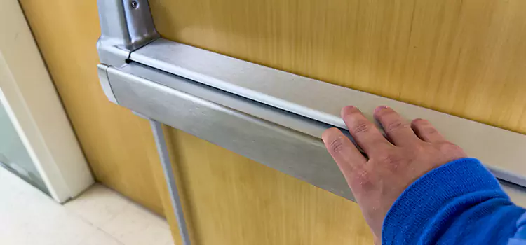 Installing a Push Bar on a Door Pensacola
